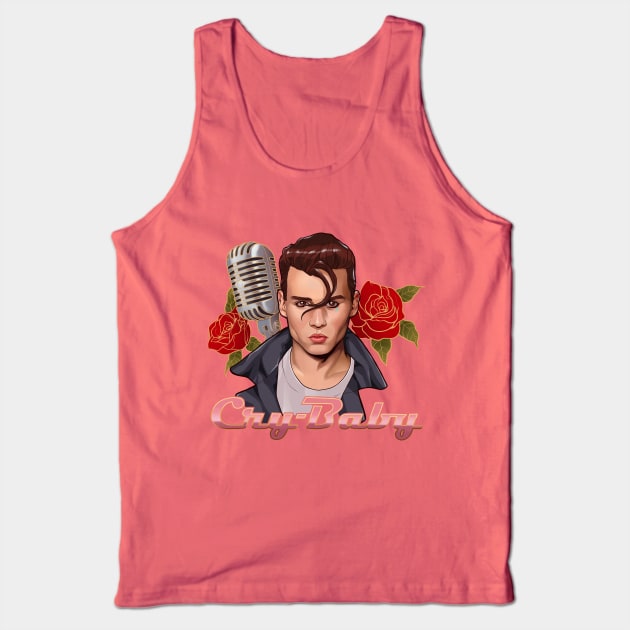 Cry Baby Tank Top by RomyJones